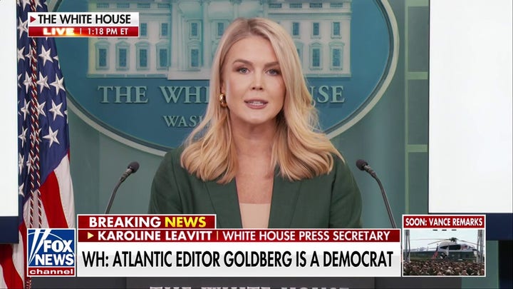 Karoline Leavitt says the White House won’t ‘bend’ in the face of ‘insincere outrage’ over leaked Signal chats